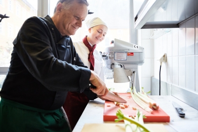Küchenmeister Willi in Aktion